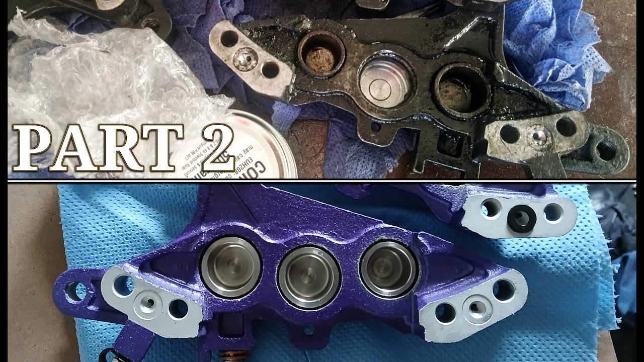 Six Pot Brake Calliper Refurbish Paint + Rebuild (Part 2)