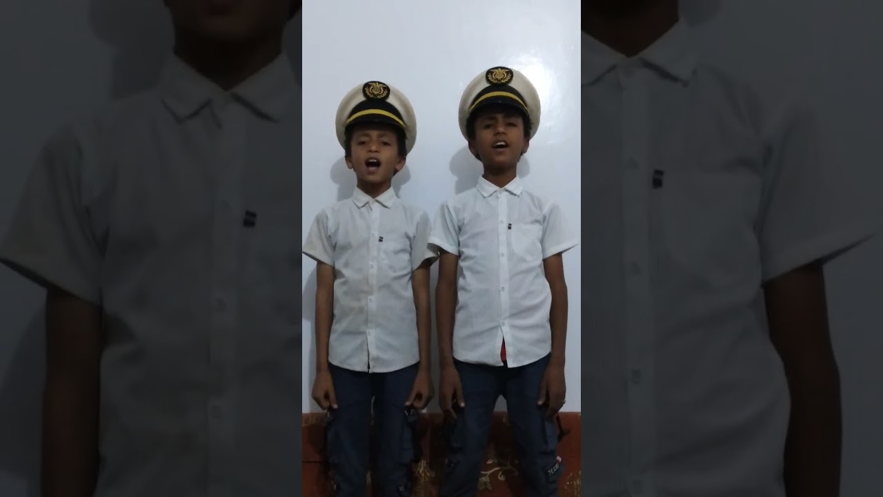 هذه أرضي وهذا وطني اداء الولد أمين خالد والولد علي خالد الشهابي 