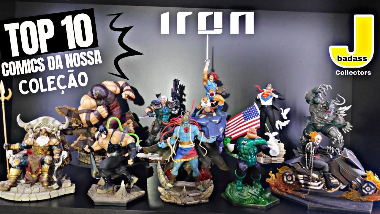 Top 10 Figuras Comics - 1/10 Iron Studios Da Nossa Coleção #ironstudios#minhacoleção  #actionfigures