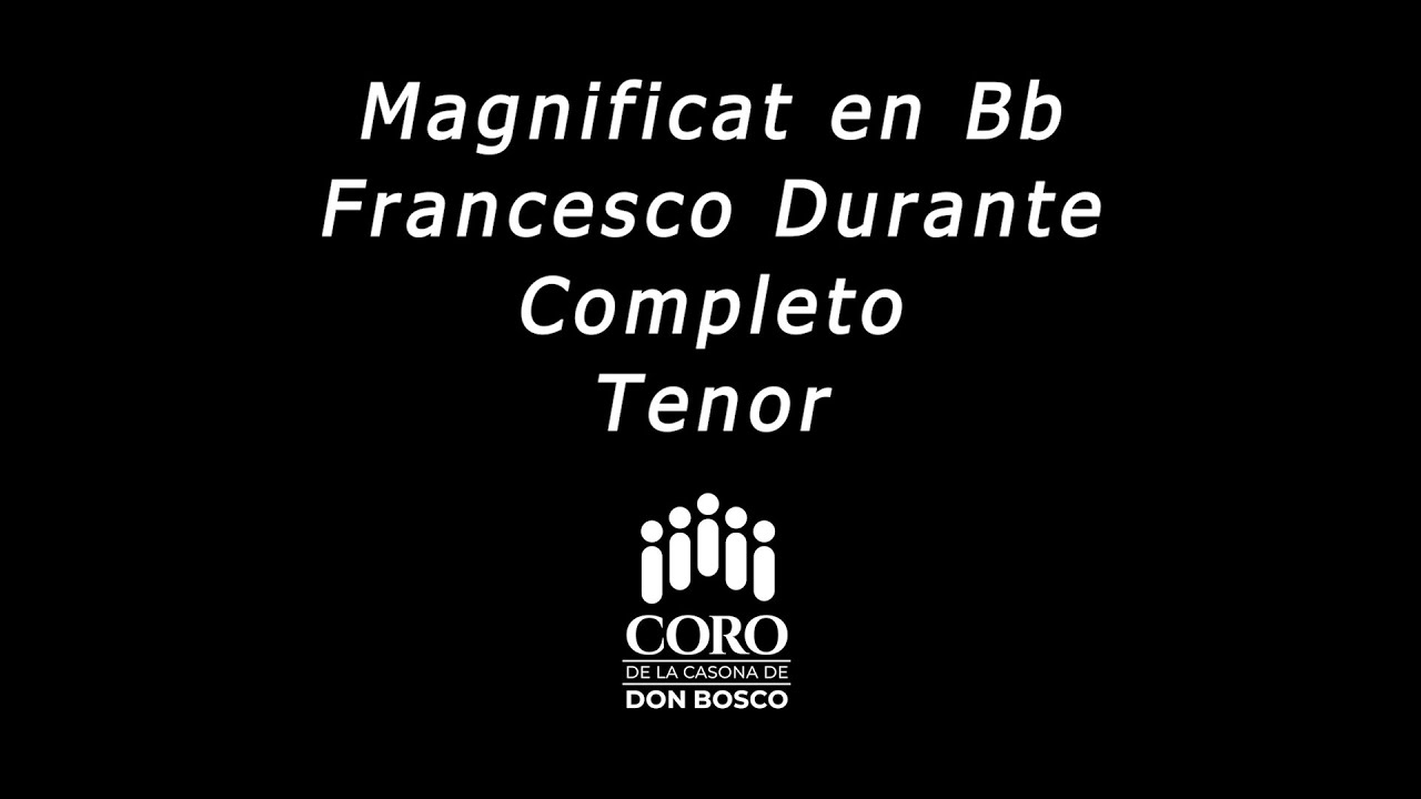 07 - Magnificat Durante Completo - Tenor - Bonus Track