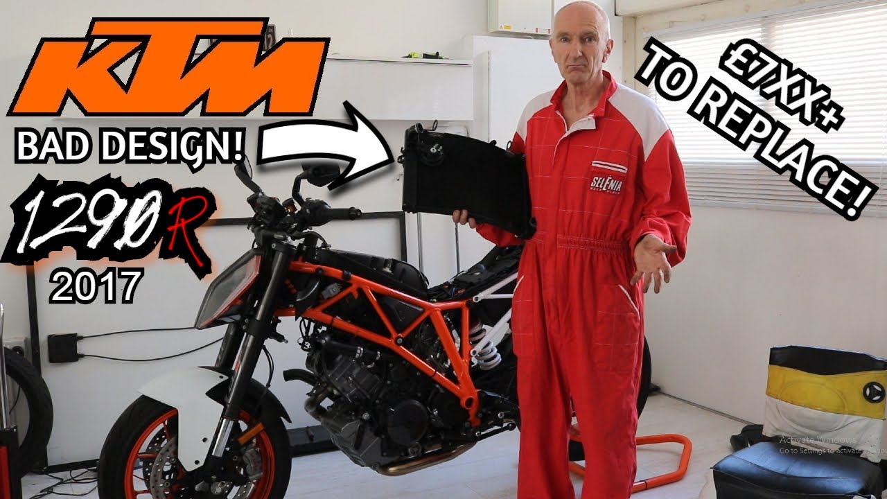 KTM Super Duke 1290 R 2017 radiator issue!