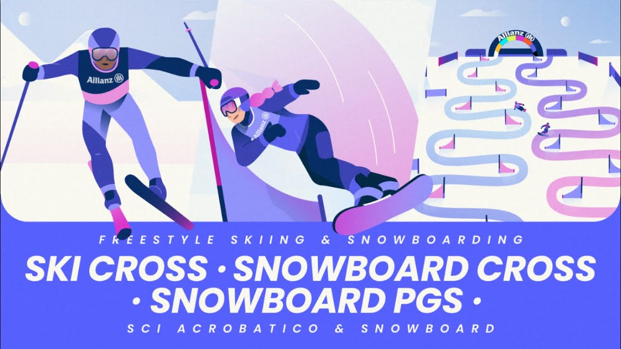Ski and snowboard cross and parallel giant slalom explained | Speed and strategy combine ⚡