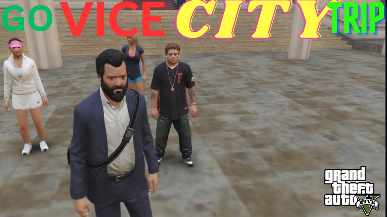 MICHAEL GO TO VICE CITY TRIP GTA 5 GAMEPLAY///AHMAD GAMER
