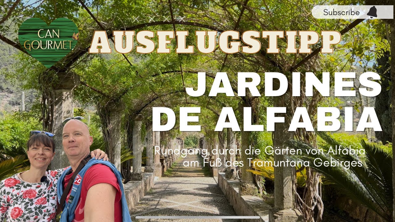 4K - Palma ➡️ Soller 💚 in den Gärten 🌴🌹🌸 von Alfabia #mallorca #alfabia #palma #soller