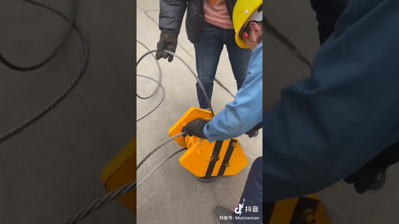 Crane Steel Rope installation