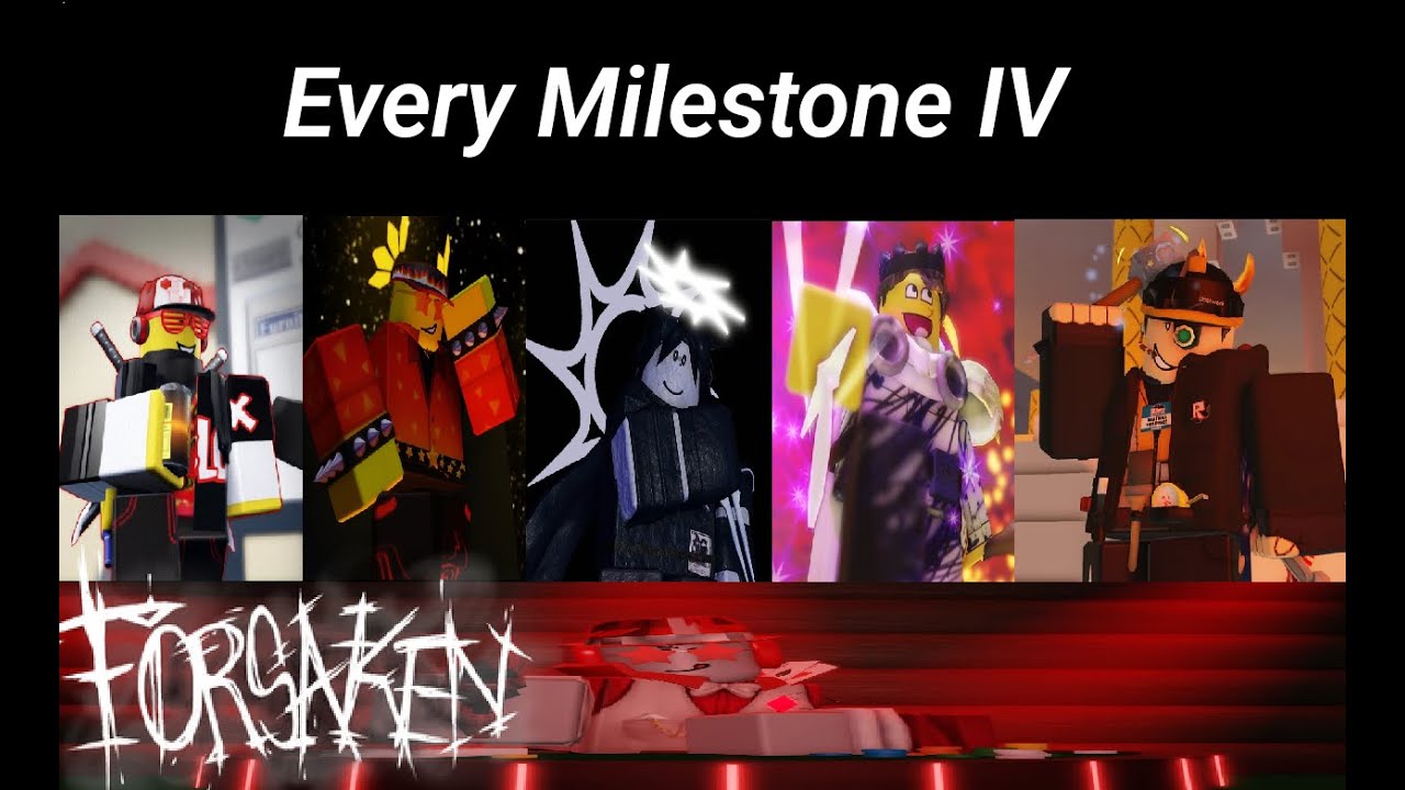 All Milestone IV Survivors (Level 100) | Forsaken