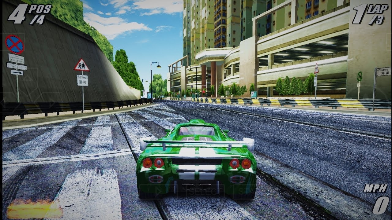 Burnout Legend PSP Hd Textures Road