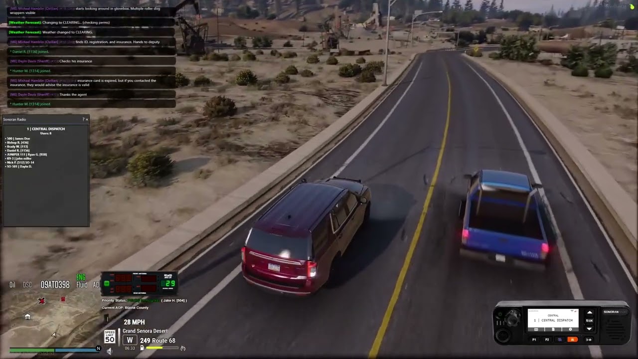 CSRP - DUI Suspect Pursuit & Pit