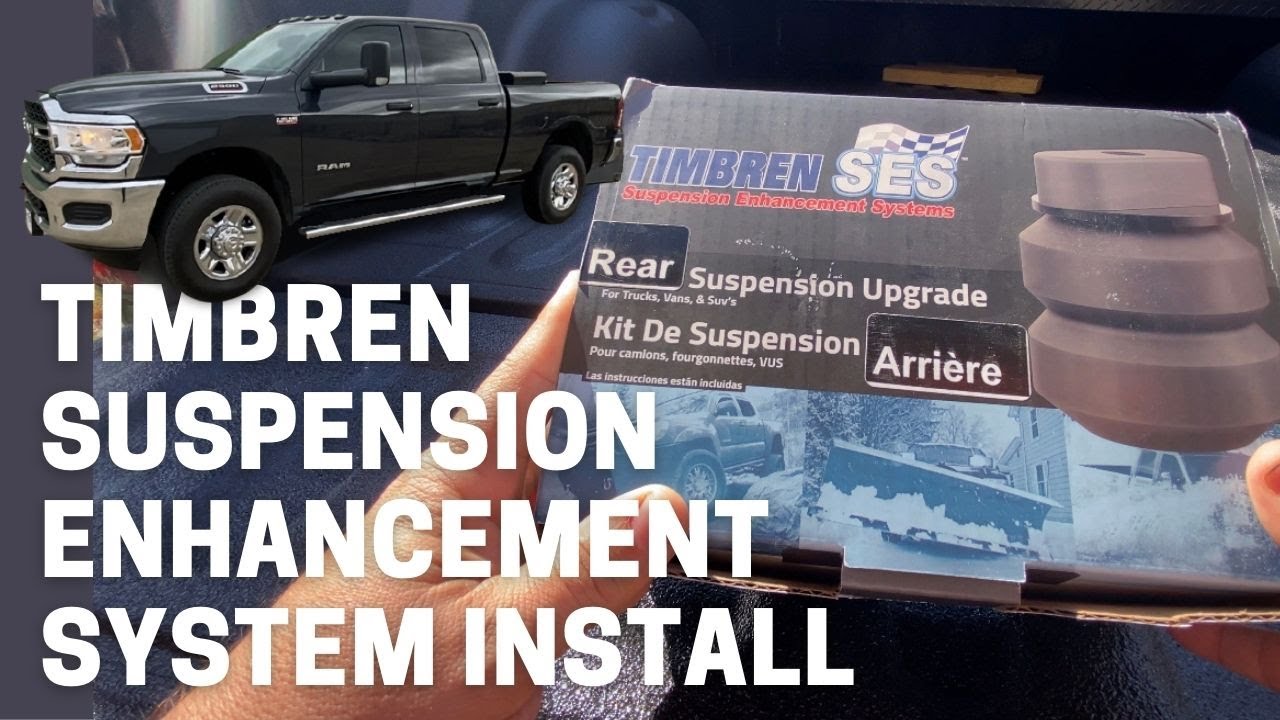 Timbren Rear Suspension Enhancement System install on a 2020 Dodge Ram 2500 Hemi
