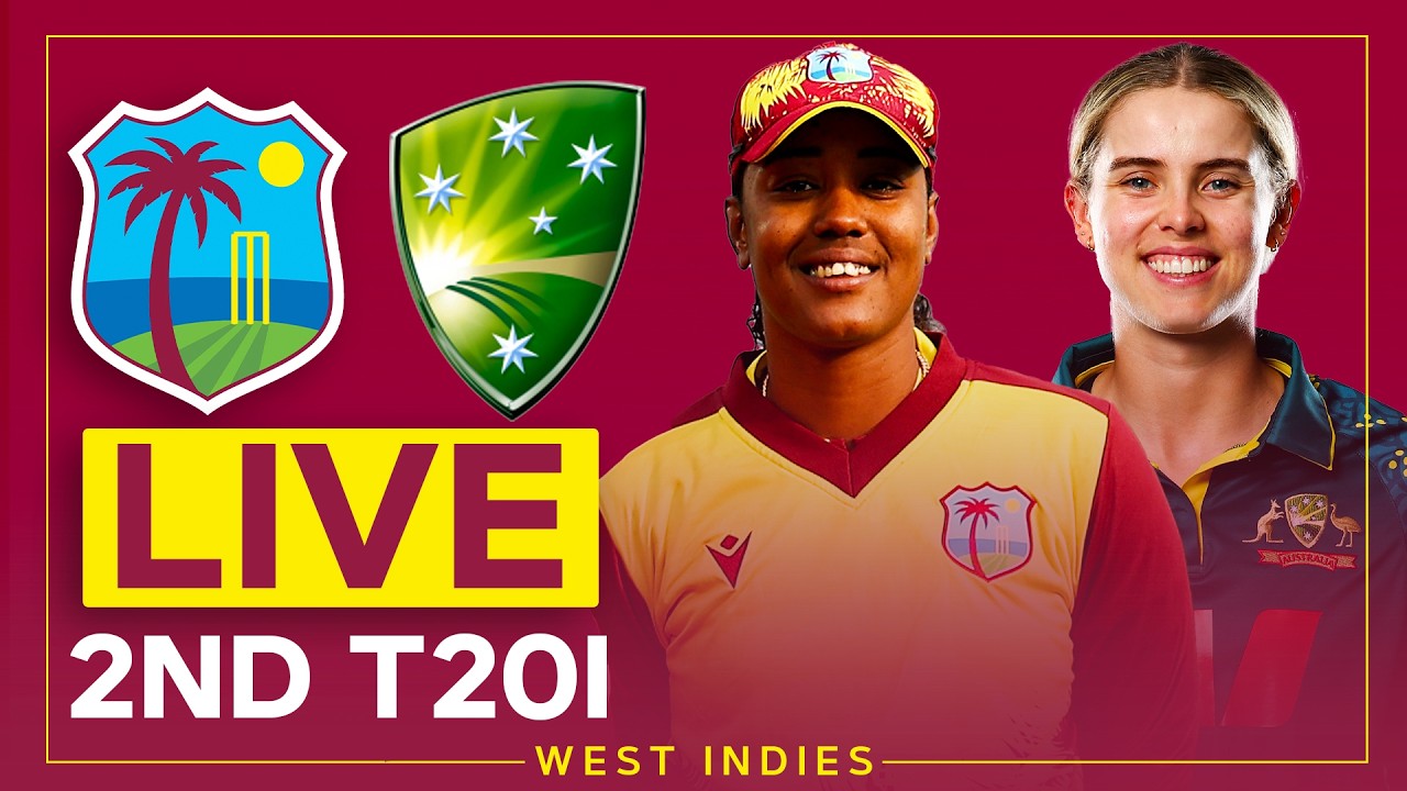 🔴 LIVE | West Indies v Australia | 2nd T20