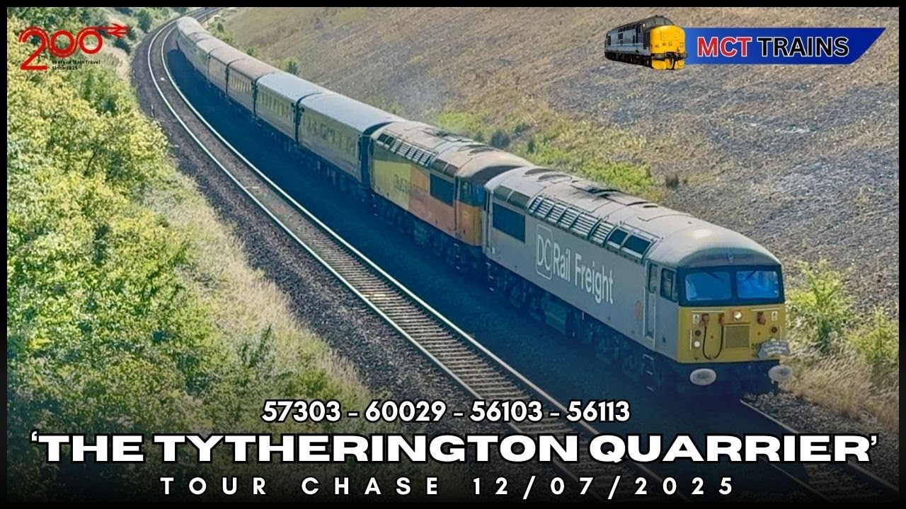 ‘The Tytherington Quarrier’ Tour - With class 60029, 56103, 56113 & 57303 - Sat 12th July 2025 -
