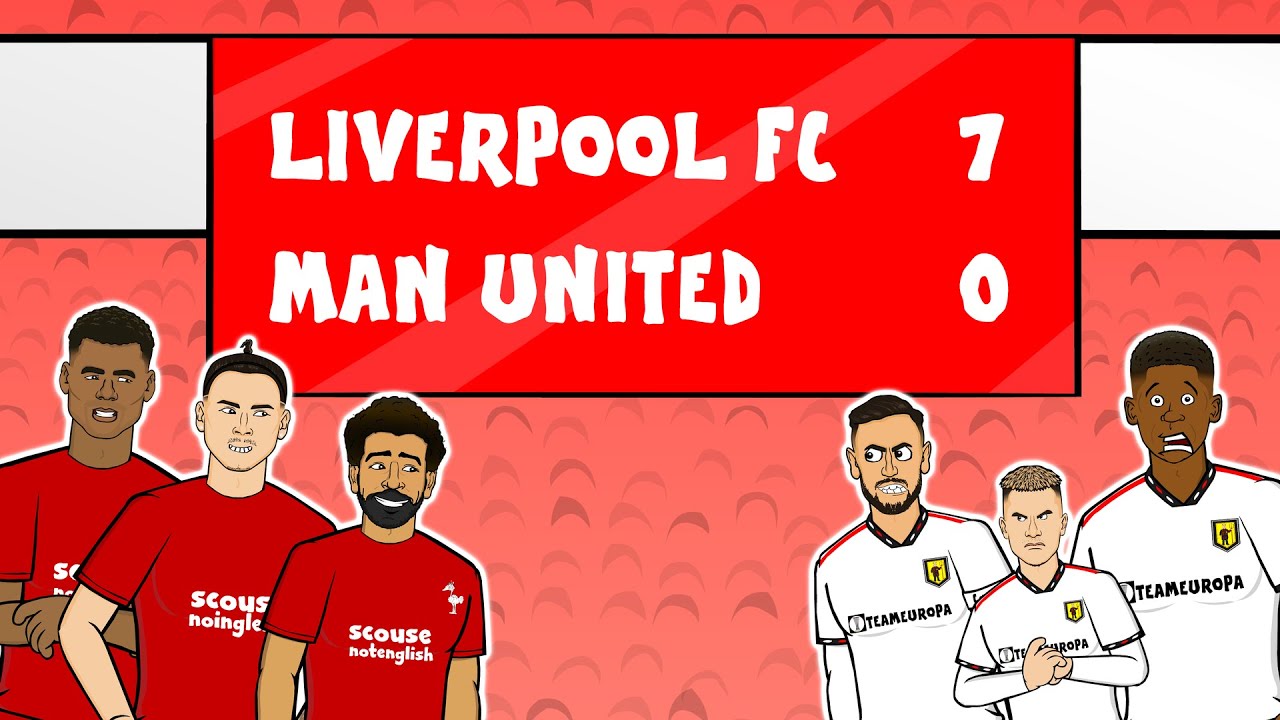 😲7-0! LIVERPOOL vs MAN UTD😲 (Goals Highlights Salah Nunez Gakpo Firmino)