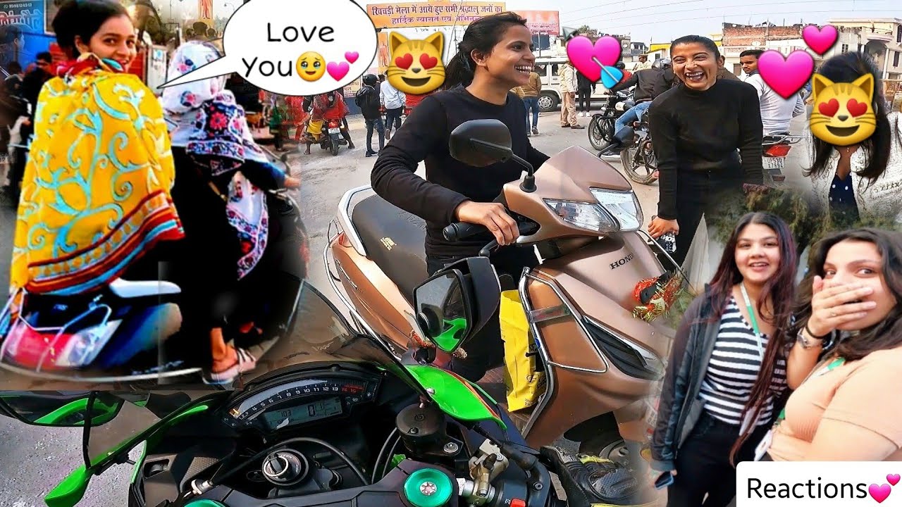 Cute Desi Girls Diwani hui Zx10r ki💕|Paisa💸shor machata hai💯|Z900 Rider