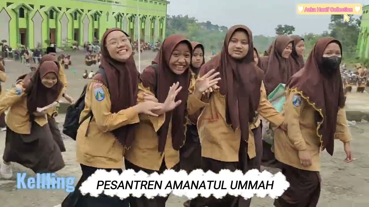 Keliling pondok pesantren Amanatul Ummah Mojokerto