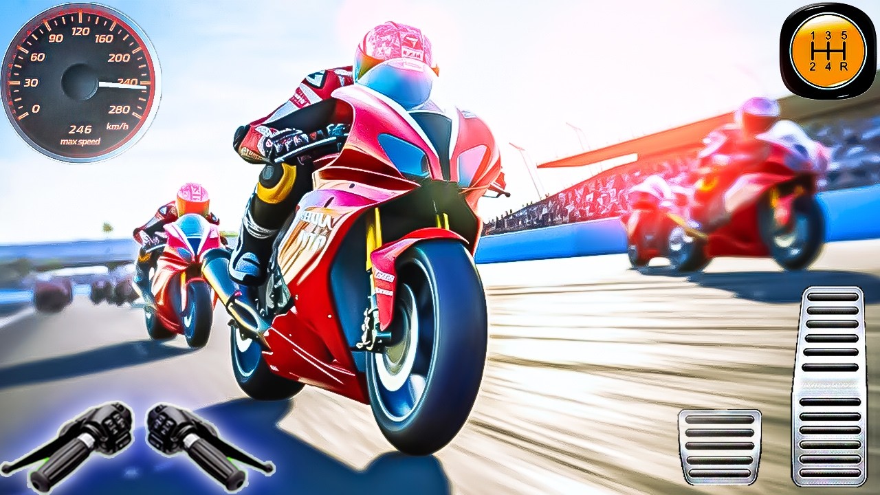 Insane Tracks High Speed Bike Racing Gameplay | GT BIKE RACING - Android Gameplay