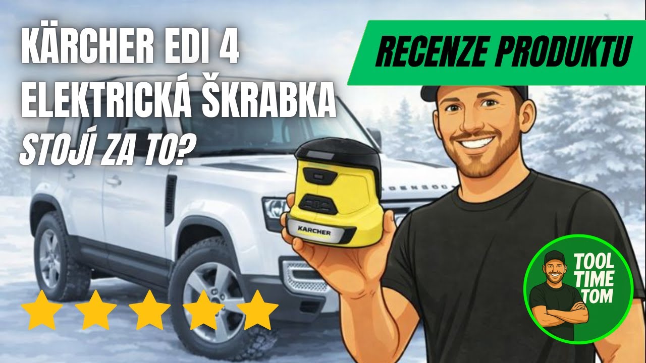 Kärcher EDI 4: Test elektrické škrabky na led! Funguje to? ❄️ | Tool Time Tom