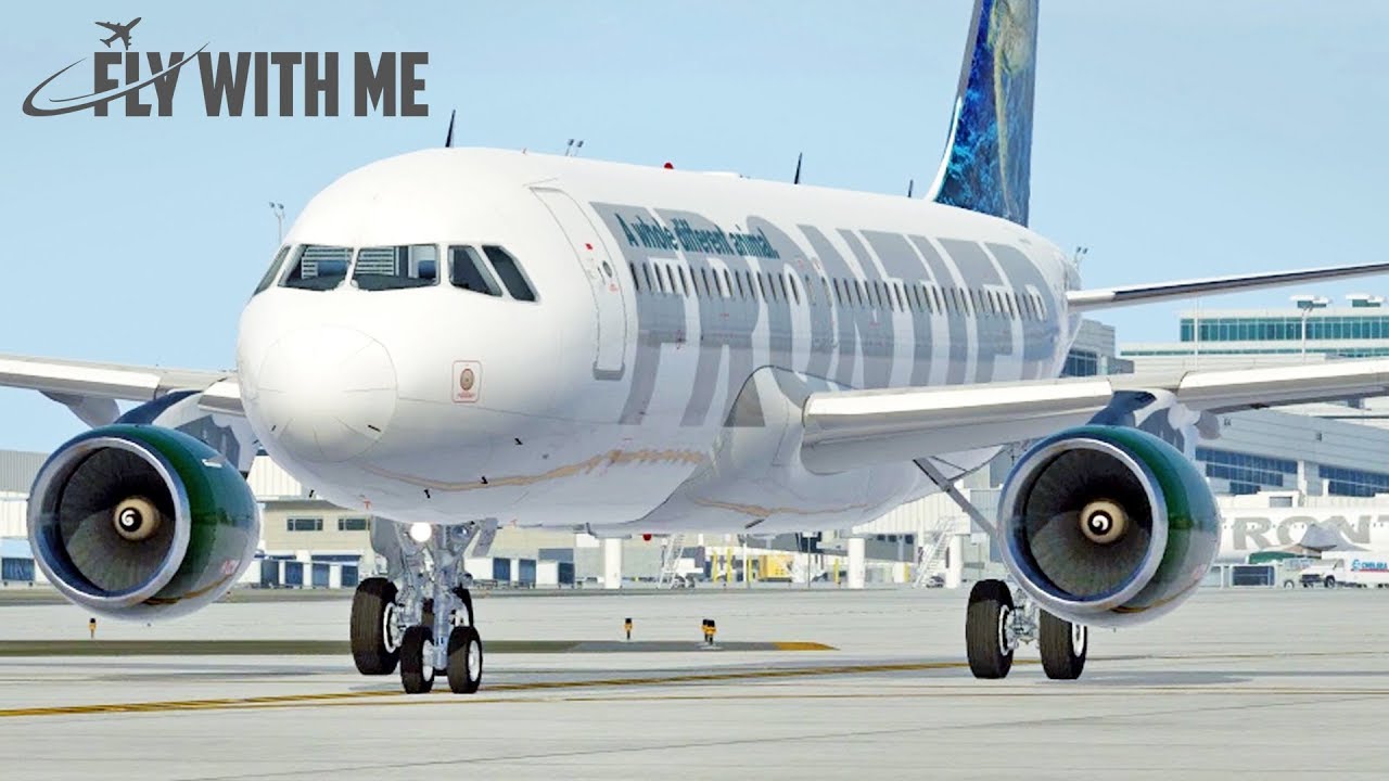 X-Plane 11 - Frontier to Salt Lake City