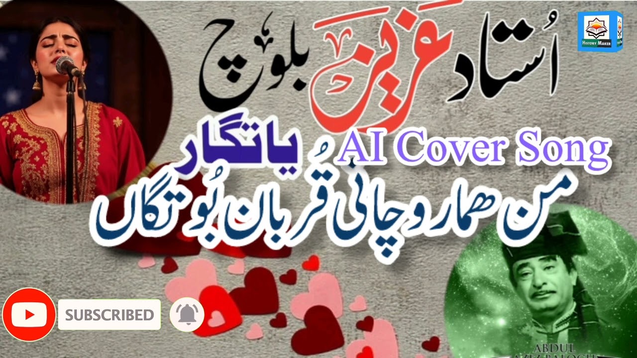 “Dast Muzwakan Lantaan Bootgaan” | Tribute to Ustad Aziz Balochi | AI Revival | History Maker 
