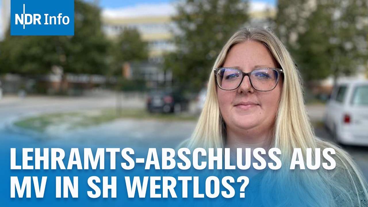 Lehramt-Chaos: Abschluss aus MV in SH abgelehnt – Lehrerin pendelt | NDR Info