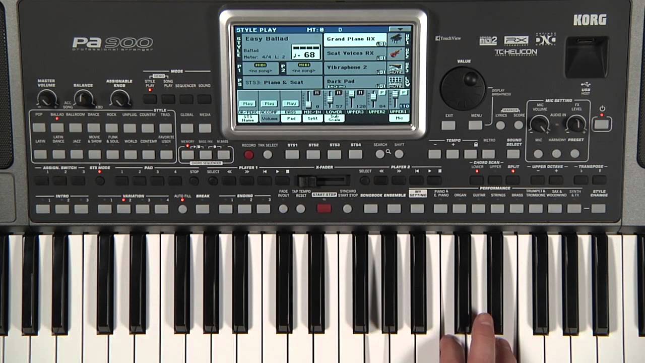 3 - KORG Pa900 - Manuel vidéo : Les styles (La Boite Noire)