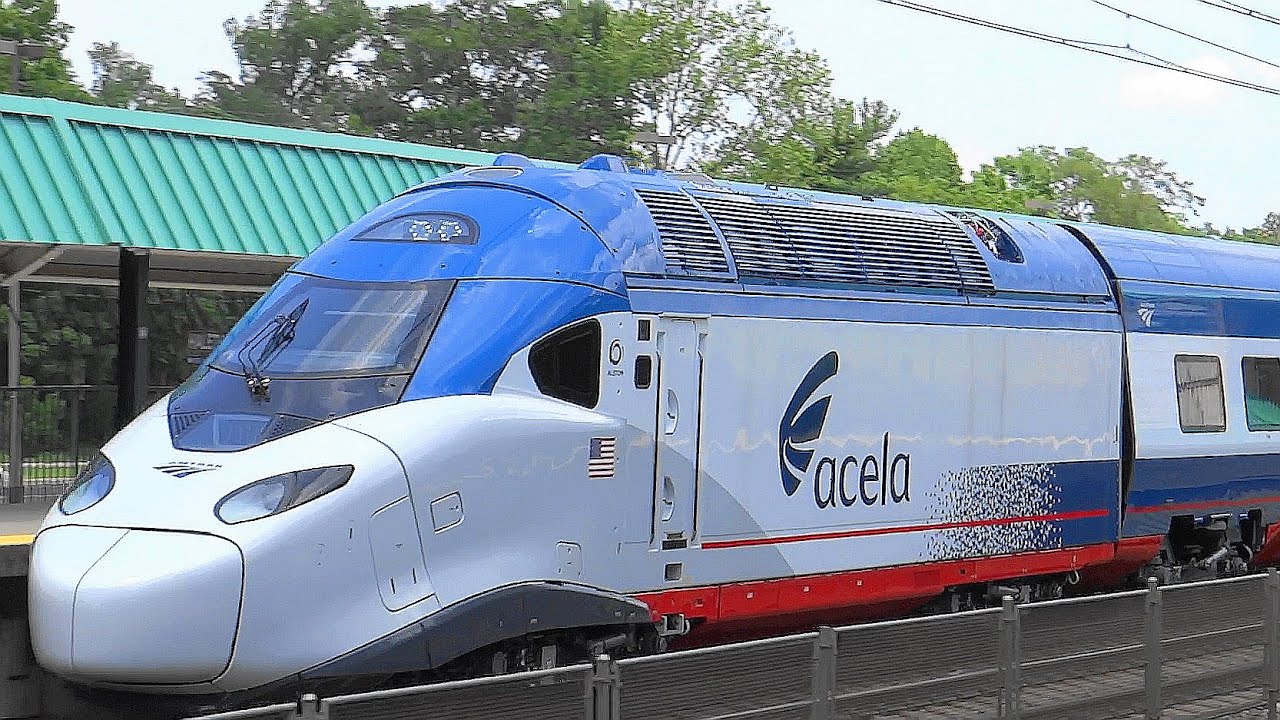 The New Amtrak Acela II Avelia Liberty Train Test Run