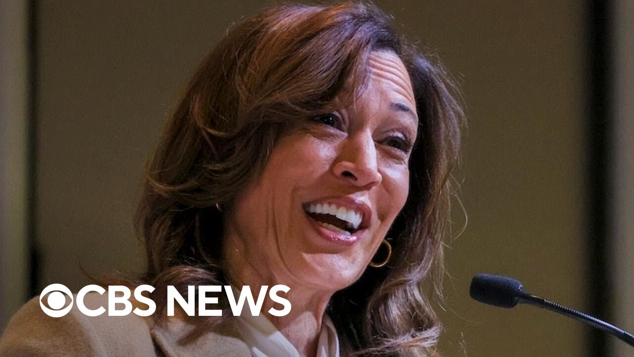 Kamala Harris says, 