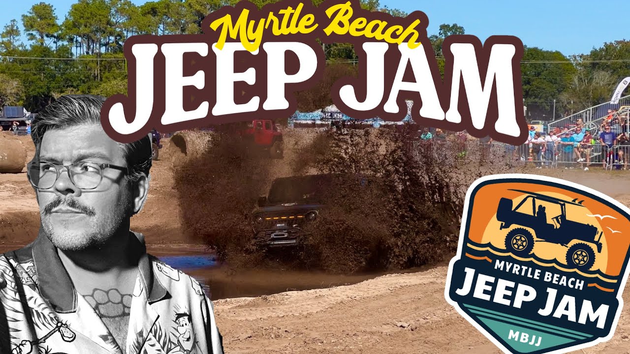 Мероприятие Myrtle Beach Jeep Jaep Jam и местный Хэллоуин в The Market Common с Retro Myrtle Beac...