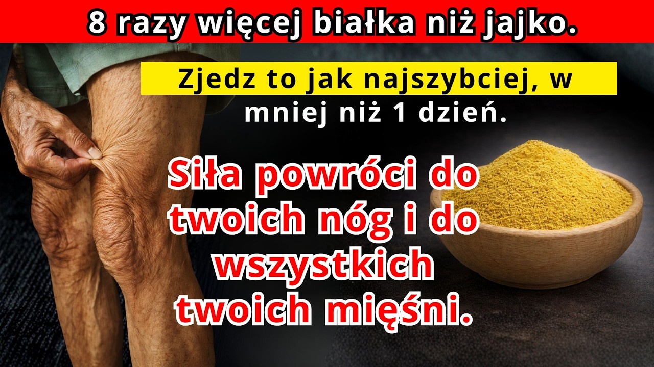 Najsilniejsze Białko Na Świecie Po 50. Roku Życia Dla Silnych Nóg I Mięśni.