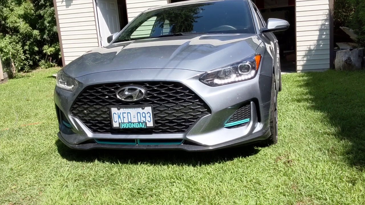 2019 Hyundai Veloster Bumper Removal/Accessory Removal