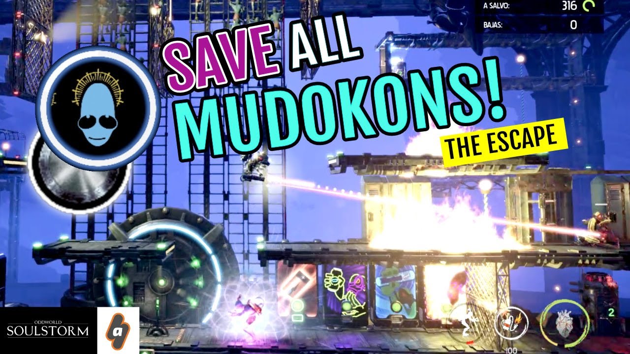 Save ALL Mudokons! Easy Strategy: The Escape Mission | Oddworld Soulstorm