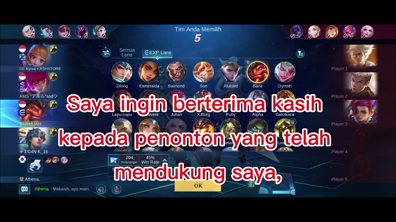 TARMIJAH pingin punya 1000 subscriber. #mobilelegends #mlbb #mlbbhighlights 