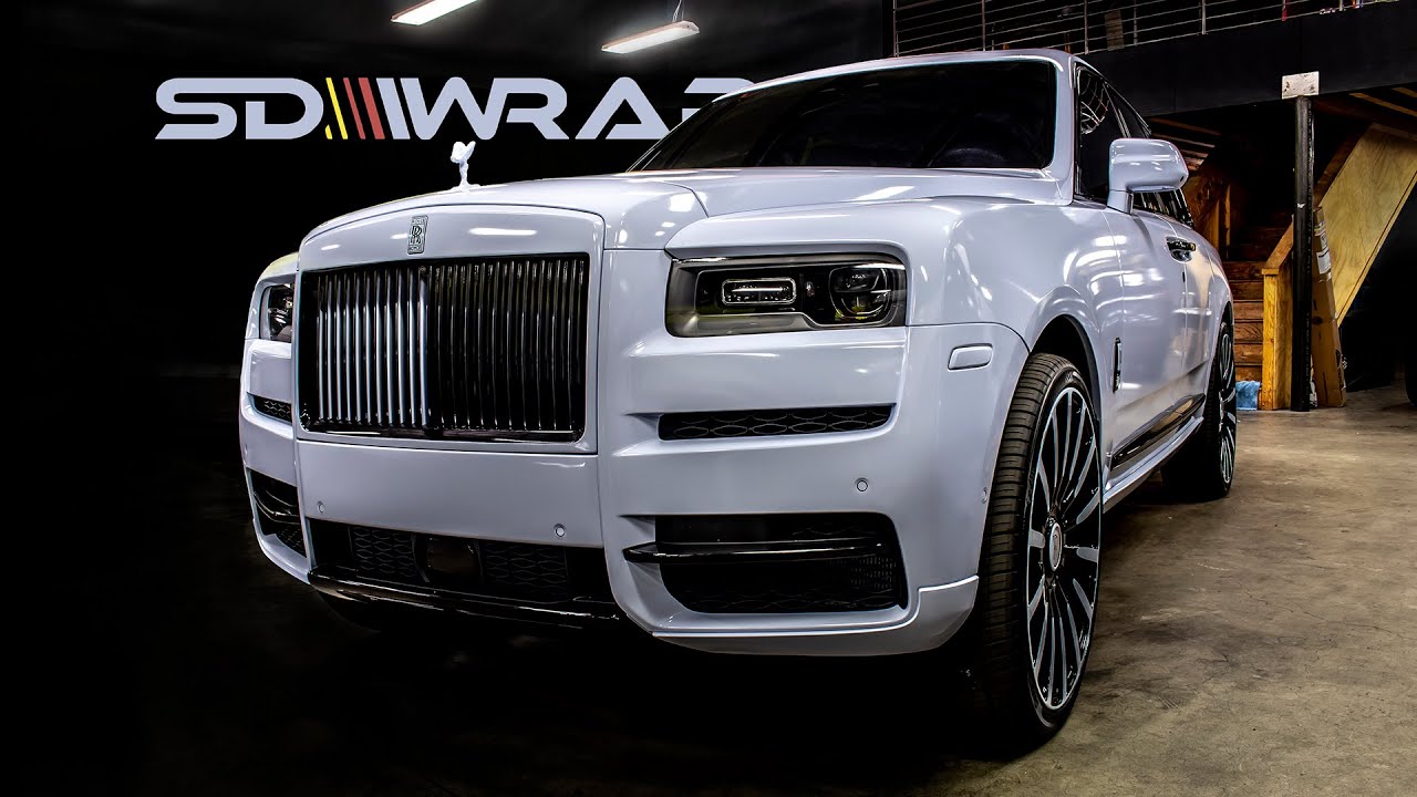 Wrapping RAPPER Boosie BadAzz's NEW Rolls Royce Cullinan!