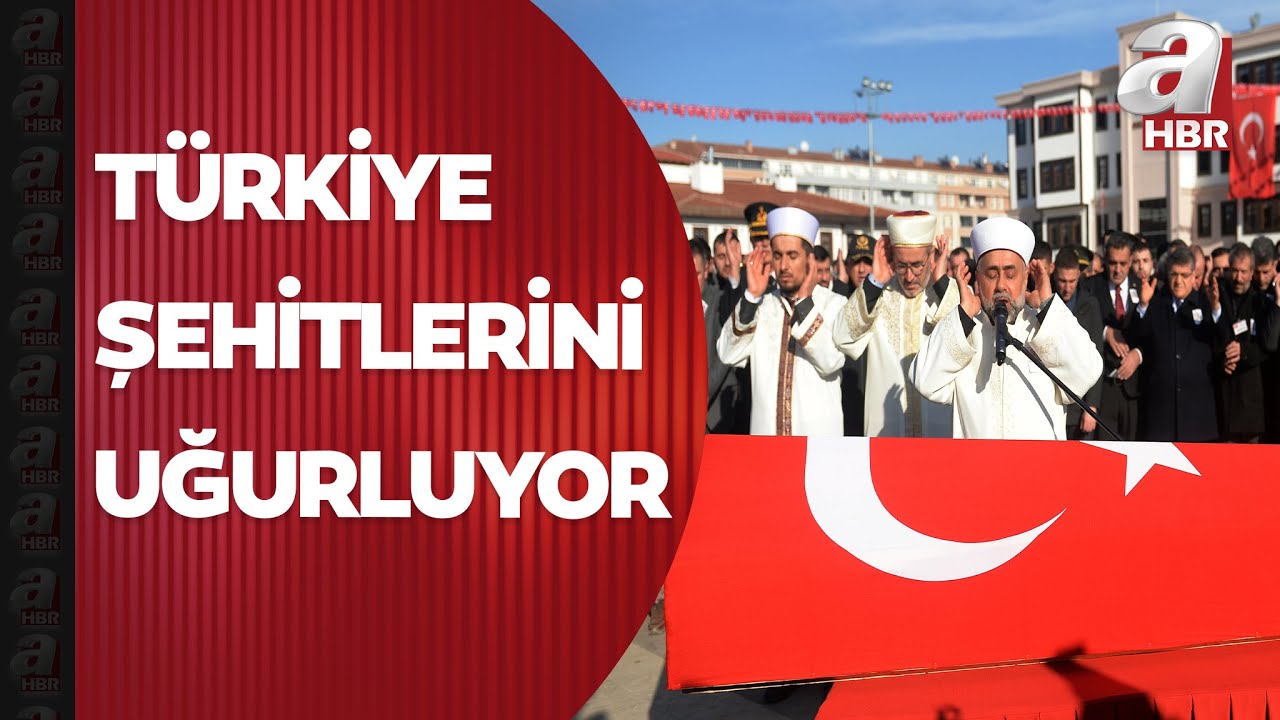Vatan size minnettar! Pençe- Kilit şehitlerine memleketlerinde cenaze töreni yapılıyor | A Haber