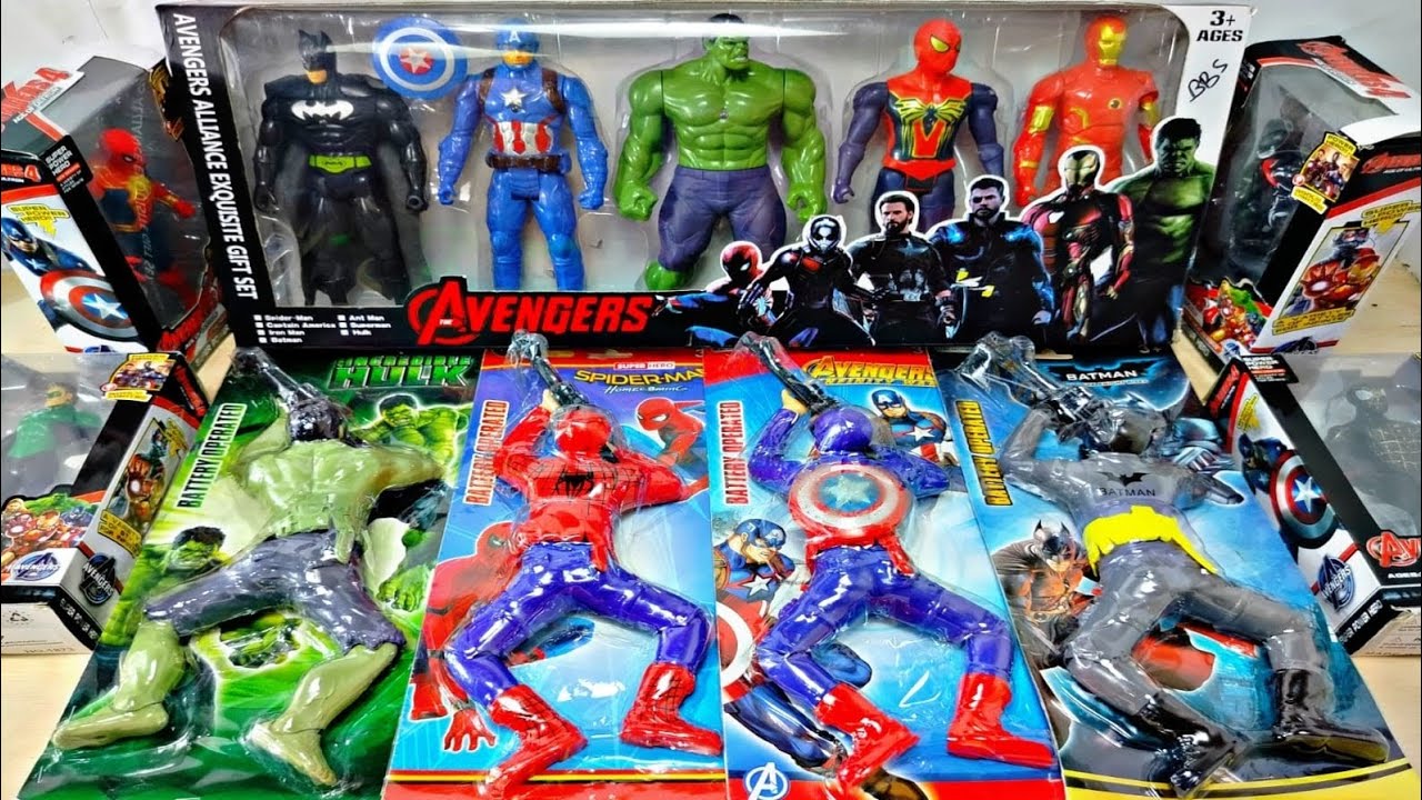 AVENGERS TOYS/Action Figures/Unboxing/Cheap Price/Ironman,Hulk,Thor, Spiderman/Toys.