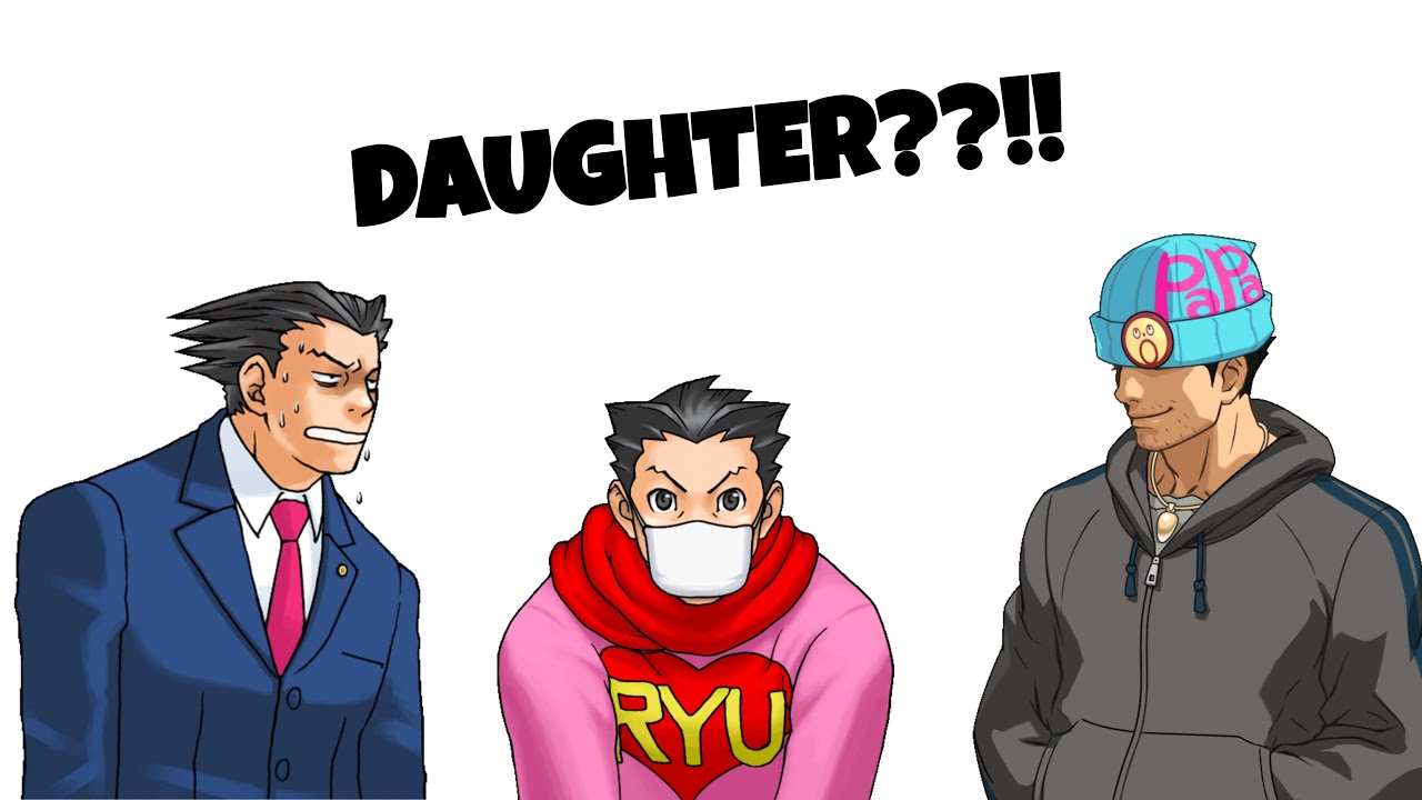 (objection.lol) Phoenix Wright met his other selves from different timelines in a courtroom