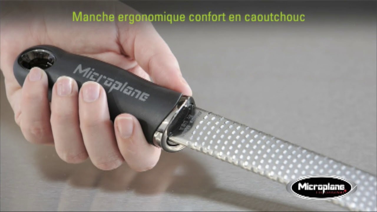 Vidéo de démonstration de la râpe à zester Microplane Premium