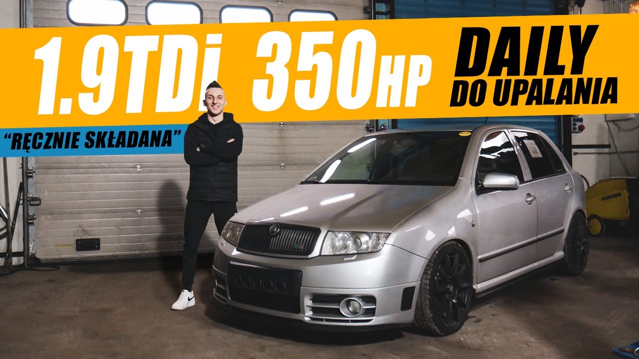 Skoda Fabia 1.9 TDi 350 Koni Ręcznie Składana - Daily do upalania