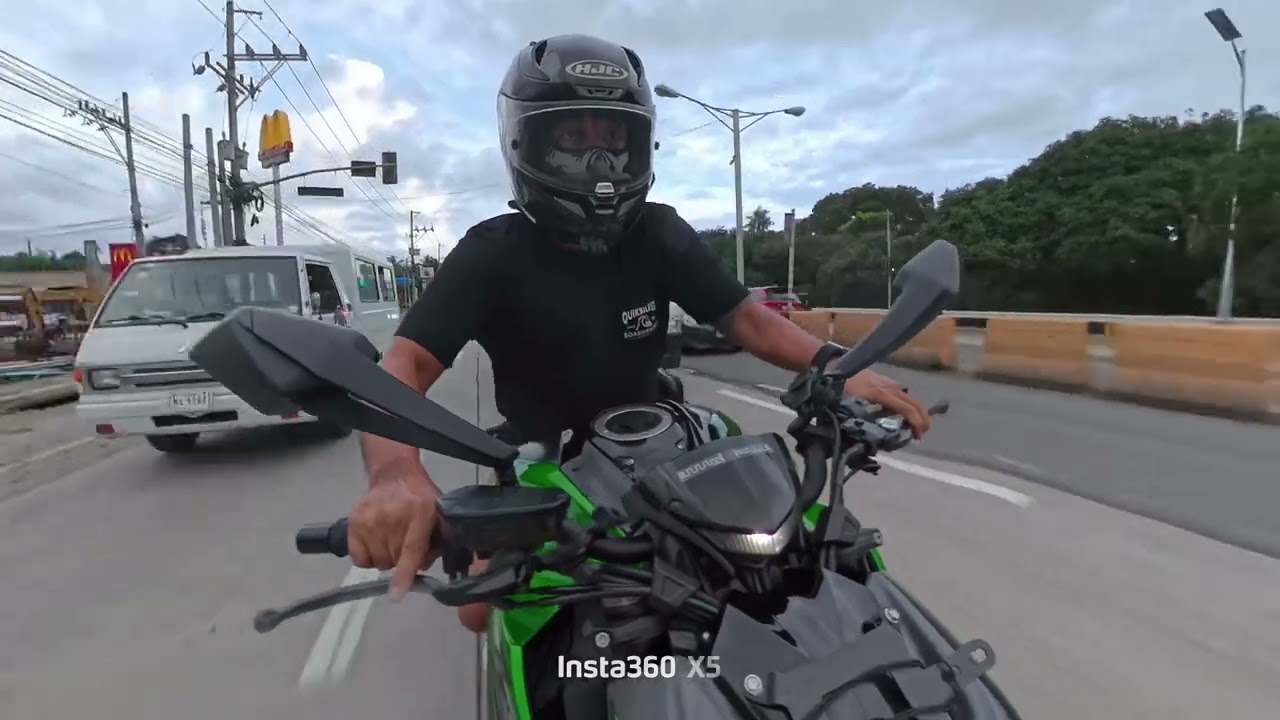 Insta 360 x5 Mic windshield test