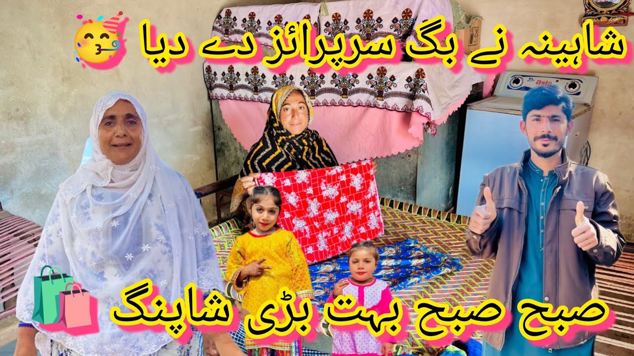 Hamari New shopping dekhen 🛍️ shopping dekh kar saaf family hairan ho gai 😲 Shahina yaseen vlogs 