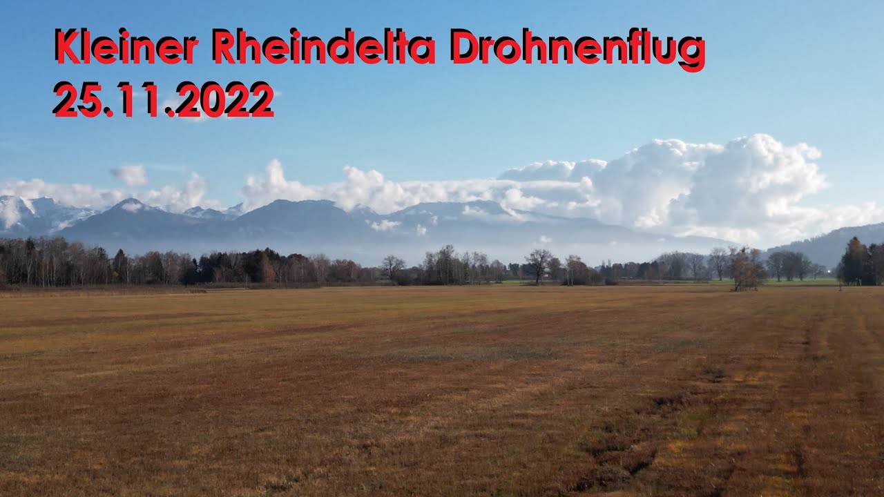 26.11.2022 - dji Mini3 Pro - Kleiner Rheindelta Drohnenflug