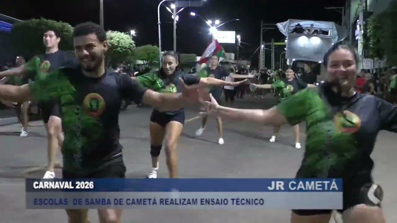 ESCOLAS DE SAMBA DE CAMETÁ REALIZAM ENSAIO TÉCNICO