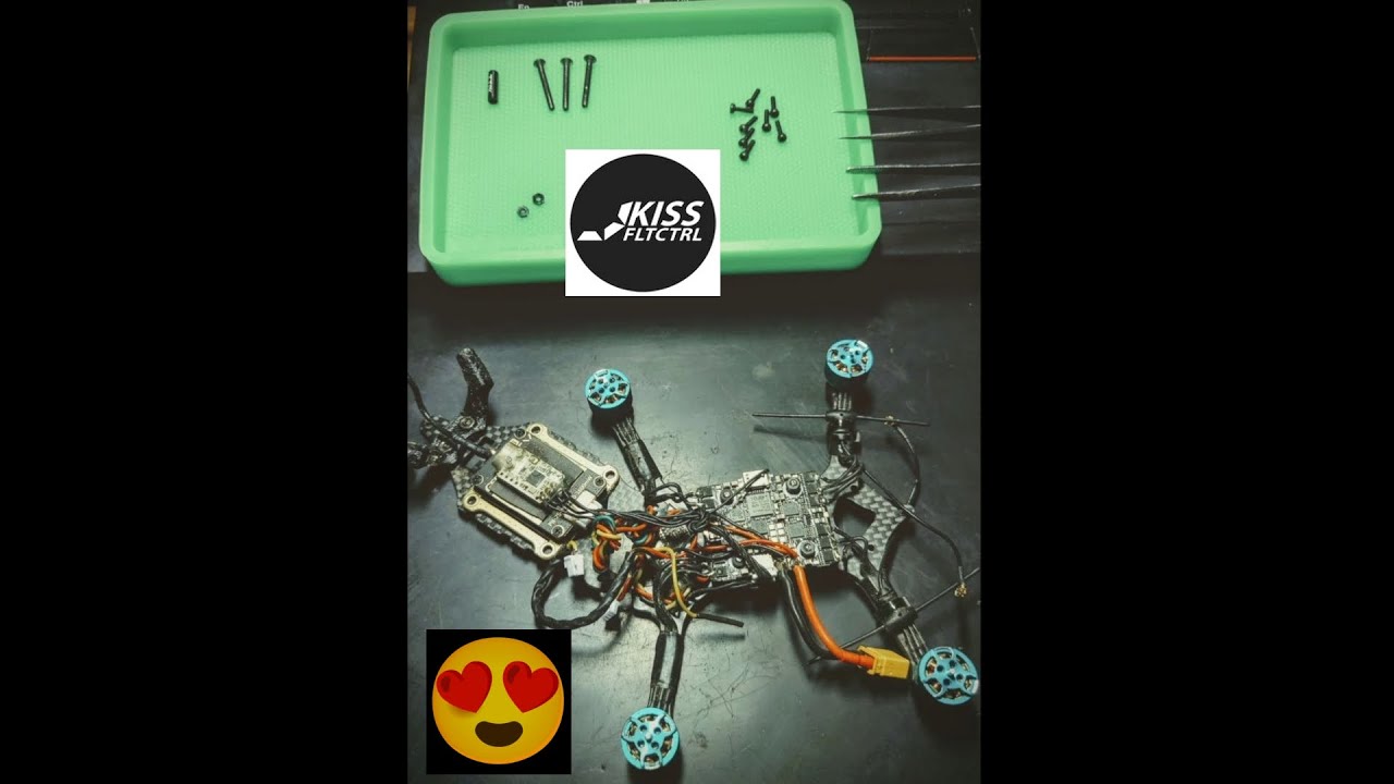 KISS Analog FPV Frankenstein Qwad - Maiden Flight