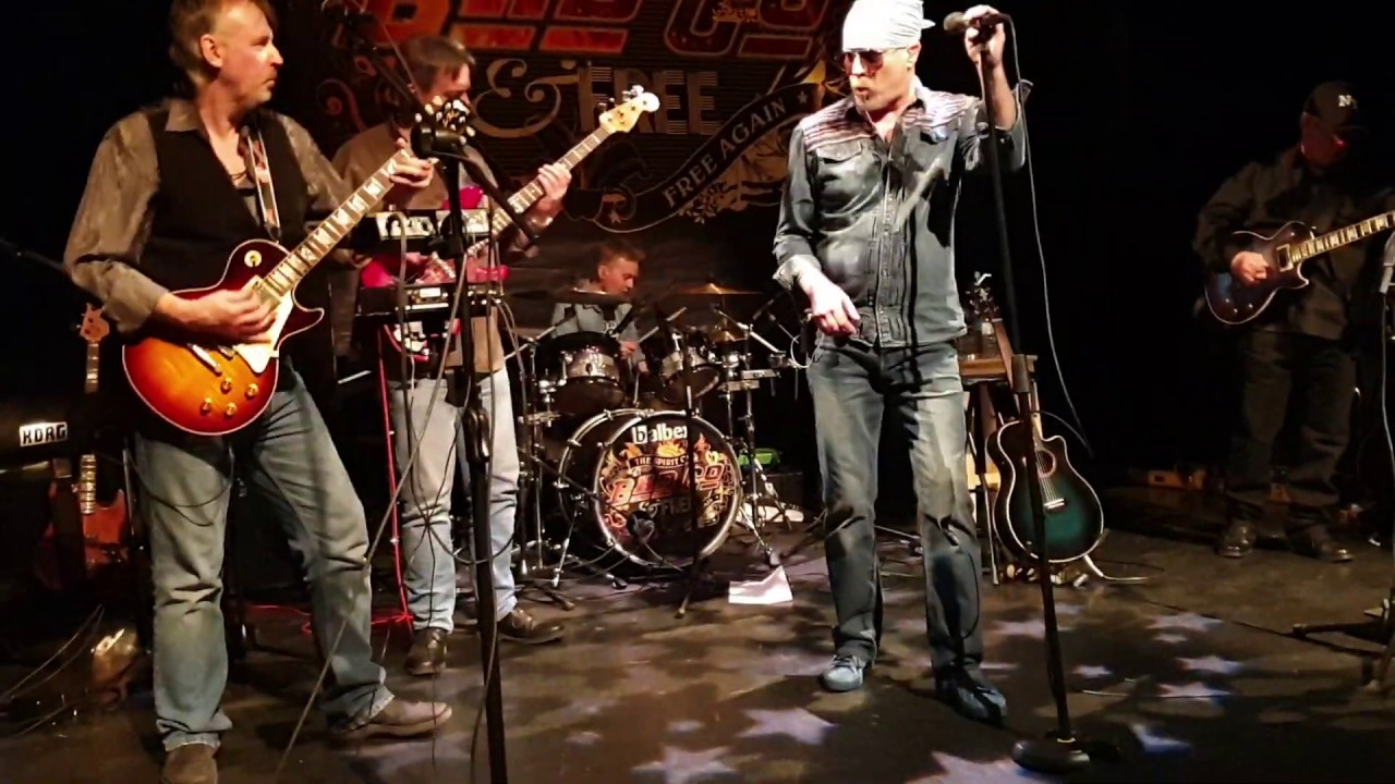 Free Again tribute band at Eastgate Theatre Peebles on 16/03/2019.  Mr Big.