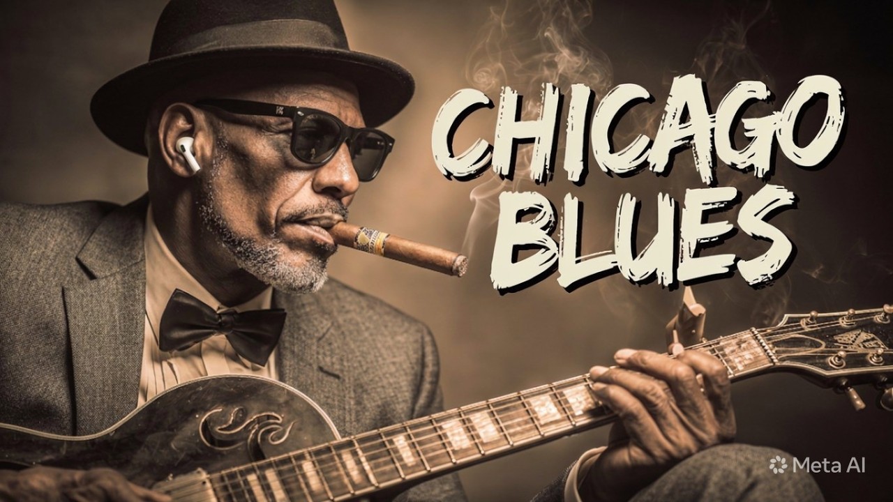 Soulful Midnight Blues: Relaxing Instrumental Guitar for Quiet Nights.Deep Reflection Blues