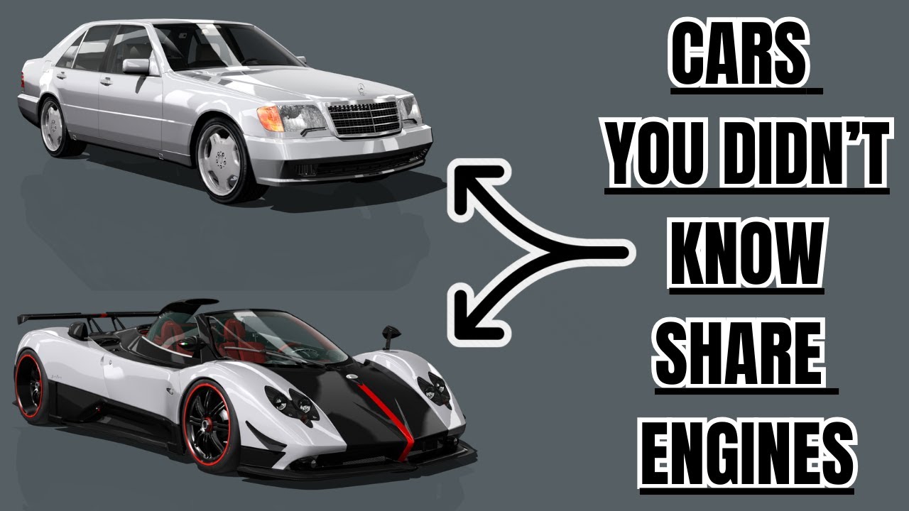 Cars You Didn't Know Share Engines
