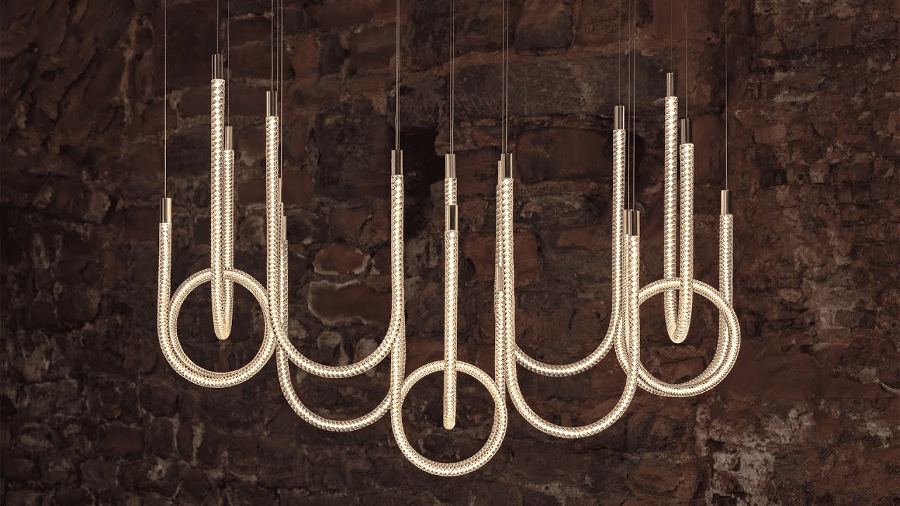 Torsade, the chandelier&rsquo; branch is reimagined with a contemporary twist | Saint-Louis