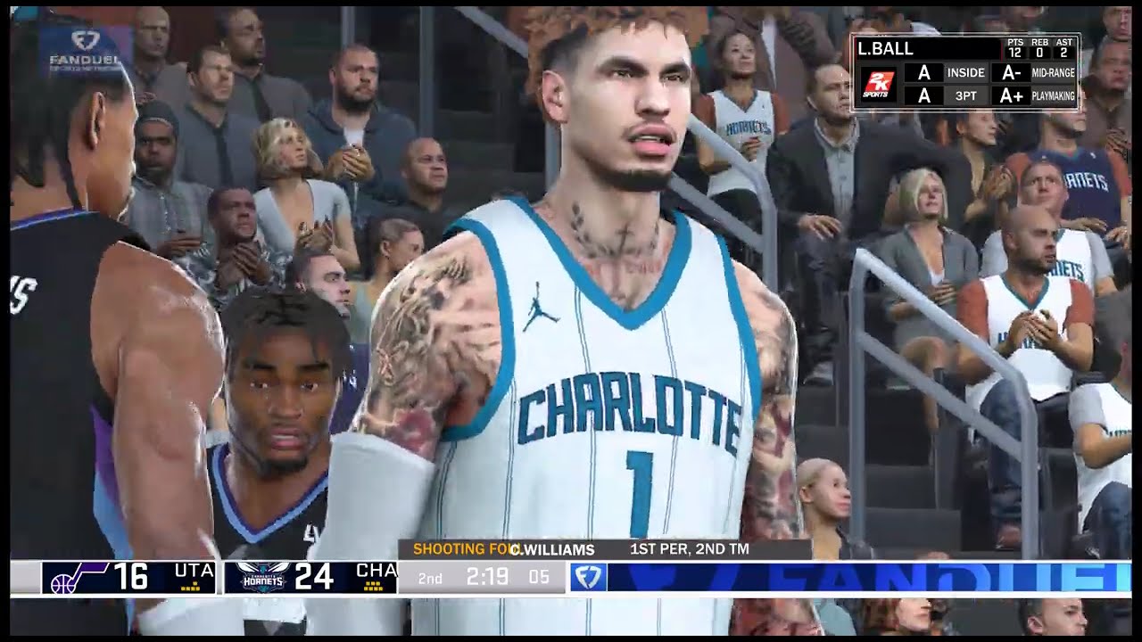 PREVIEW: 25-26 NBA SEASON ROSTER MODS ON NBA2K17 (CHARLOTTE HORNETS VS. UTAH JAZZ)