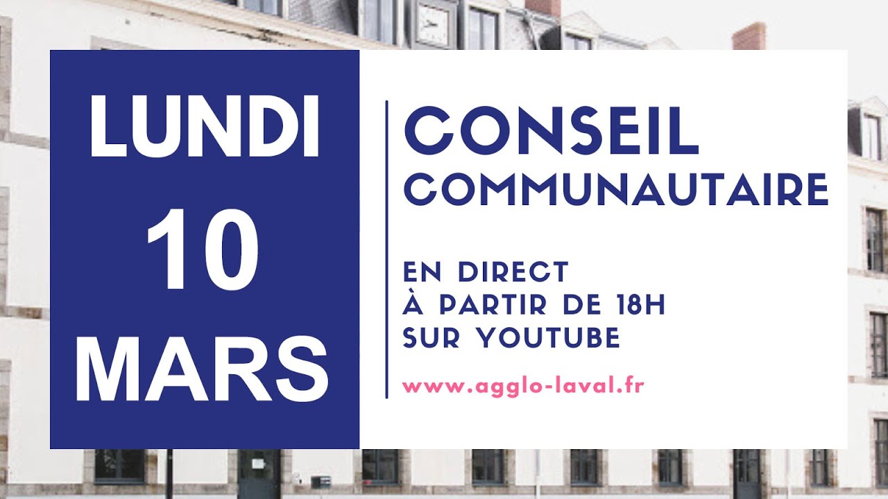 Conseil communautaire du lundi 10 mars 2025