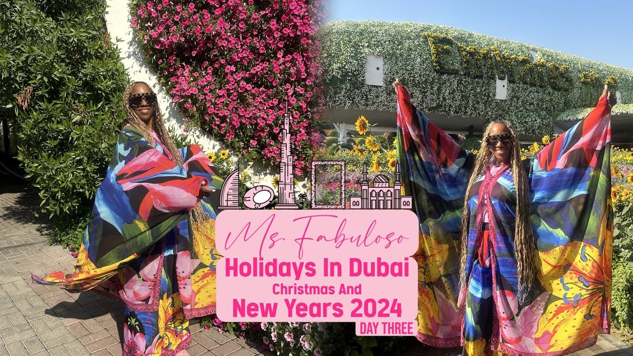 GOLF CART and TWIRLS at the MIRACLE GARDEN...And VOCO DUBAI with a NightCap at the ROOFTOP PENTHOUSE