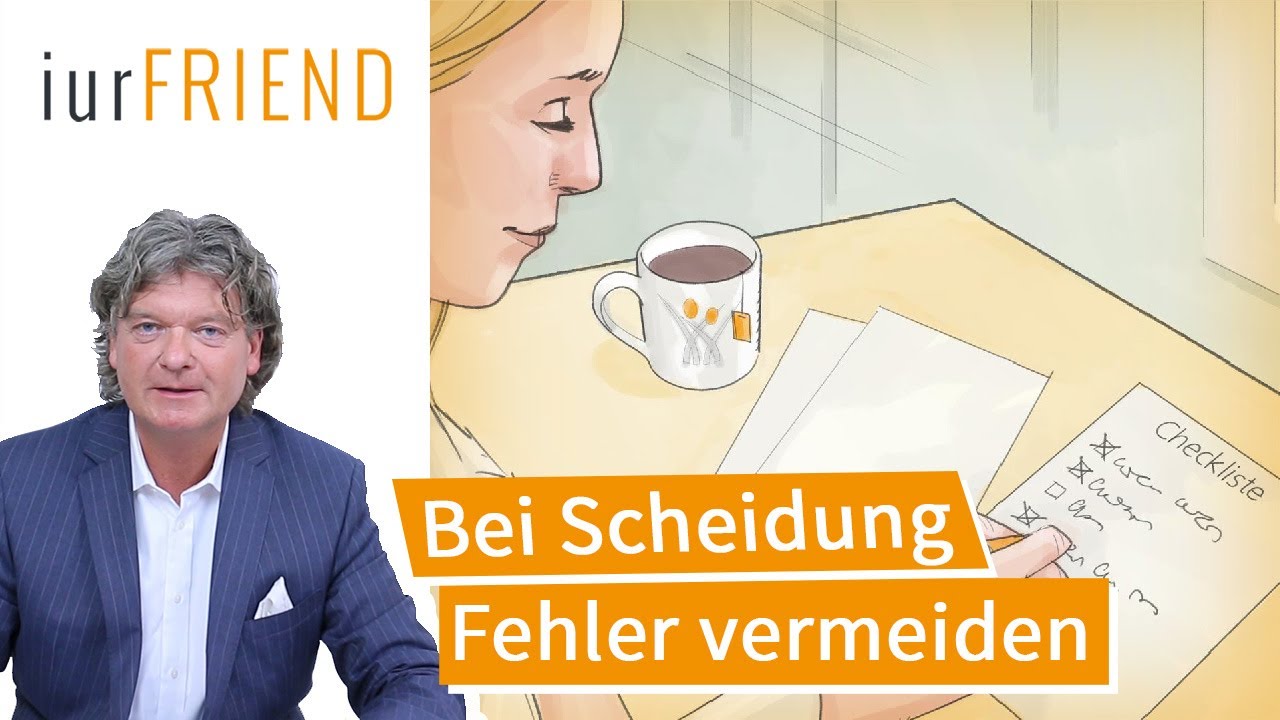 Scheidung: Wie kann ich gängige Fehler vermeiden?